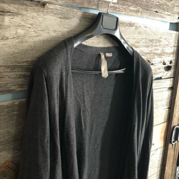 Penningtons Plus Size 4X Dark Grey Sweatshirt Cardigan - Picture 2 of 4